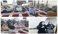 آموزش در مساجد و محلات شهرستان بندرلنگه توسط کارشناس سلامت روان شبکه بهداشت