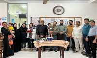 تقدیر دهیار و شورای اسلامی مغویه از پزشک مرکز خدمات جامع سلامت به مناسبت روز پزشک